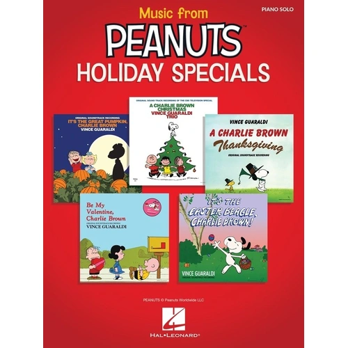 Music from Peanuts Holiday Specials Piano Solo by Vince Guaraldi, Hal Leonard, 64 Pages