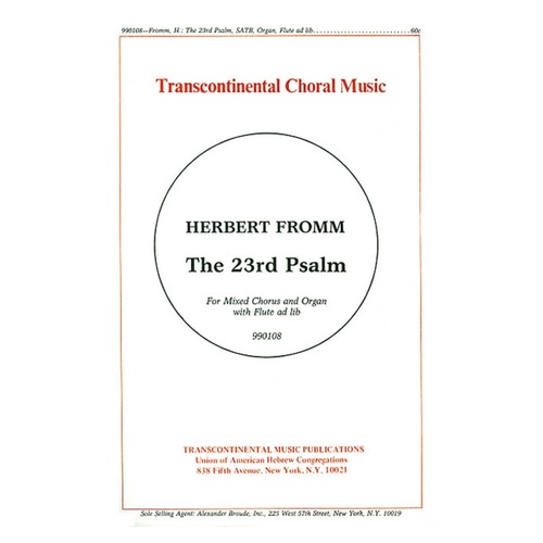 The 23rd Psalm SATB (Octavo)