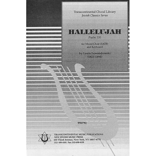 Hallelujah Psalm 150 SATB (Octavo)
