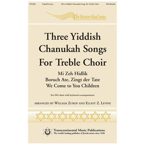 Three Yiddish Chanukah Songs SSA (Octavo)