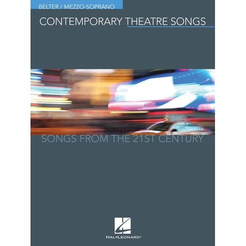 Contemporary Theatre Songs Belter/Mezzo-Soprano (Softcover Book)