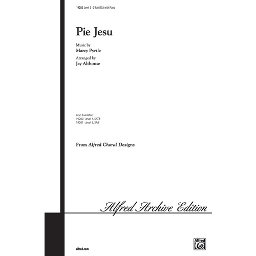 Pie Jesu 2 Part/SSA/Piano Level 2