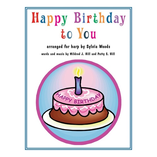 Happy Birthday To You Arranged For Harp (Softcover Book)