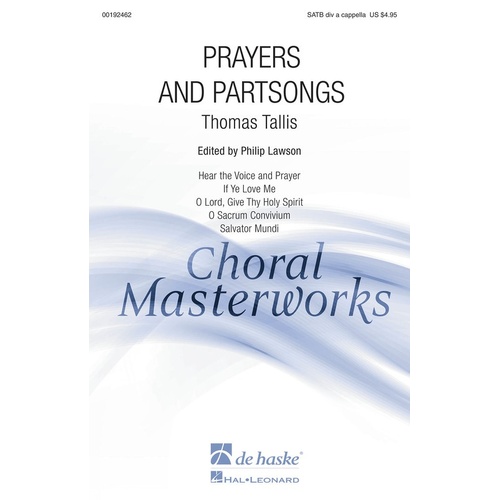Prayers And Partsongs SATB Divisi A Cappella (Octavo)
