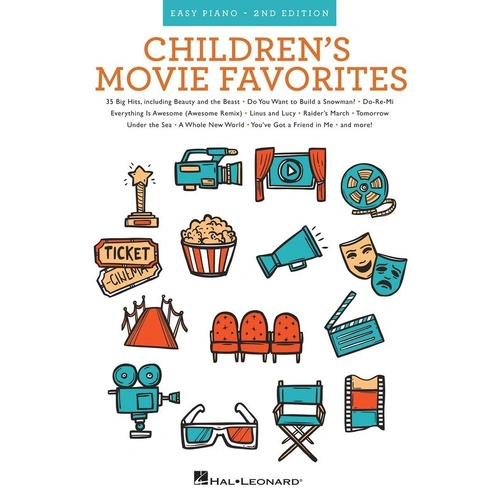 Children's Movie Favorites Easy Piano 2nd Edition Songbook
