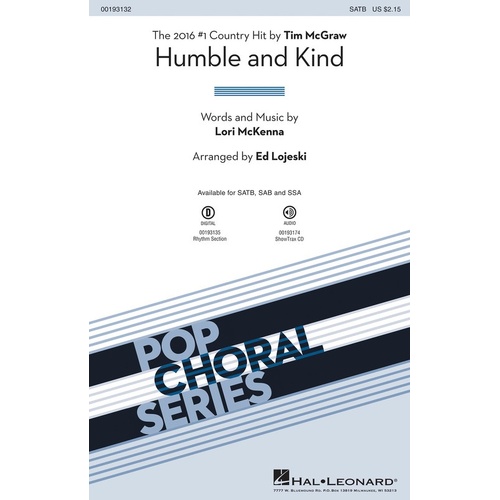 Humble And Kind SAB (Octavo)