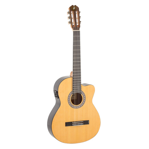 Admira Sara-EC Electric Cutaway Classical Guitar with Pine Top and Sapele Back, On-board Pre-amp, Gloss Finish, 650mm Scale