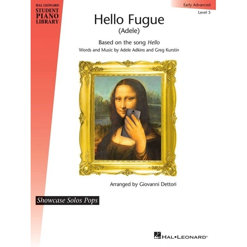 Hello Fugue for Piano Solo - Adele Arrangement by Hal Leonard, 8 Pages