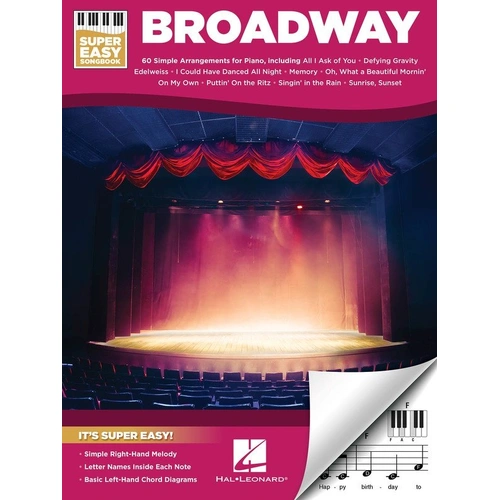 Broadway Super Easy Songbook (Softcover Book)