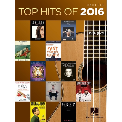 Top Hits Of 2016 For Ukulele (Softcover Book)