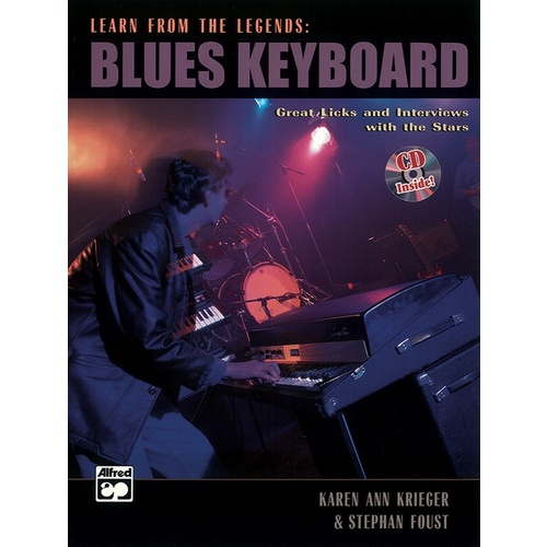 Learn From The Legends Blues Keyboard Book/CD