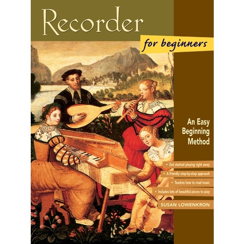 Recorder For Beginners Book