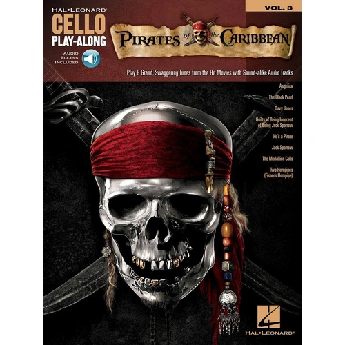 Pirates of the Caribbean Cello Play-Along V3 Book