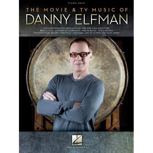 The Movie and TV Music Of Danny Elfman Piano Solo (Softcover Book)