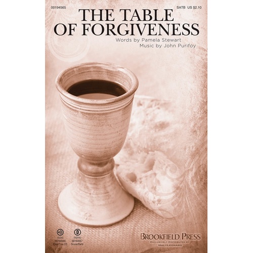 Table Of Forgiveness ChoirTrax CD (CD Only)