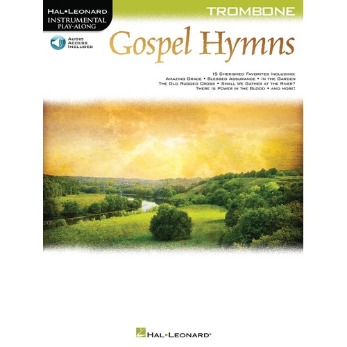 Gospel Hymns For Trombone Book/Online Audio 