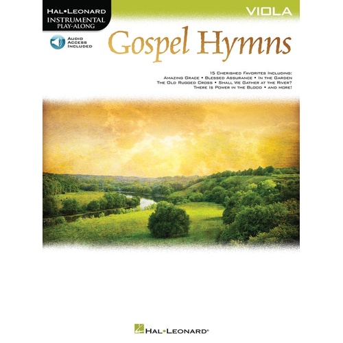 Gospel Hymns For Viola Book/Online Audio 