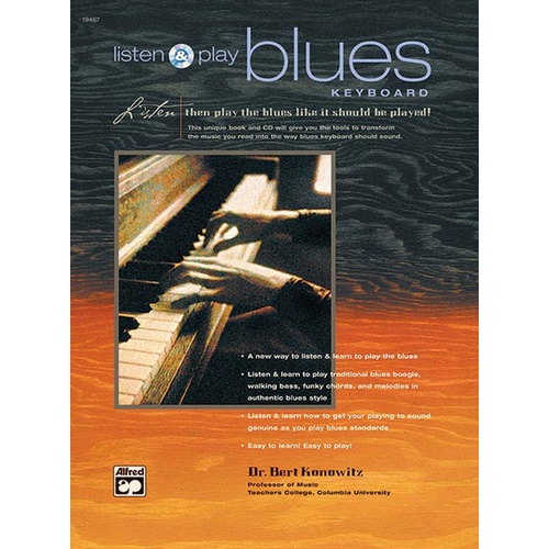 Listen And Play Blues Keyboard Book/CD