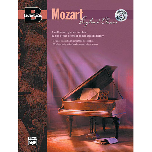 Basix Mozart Keyboard Classics Book with CD
