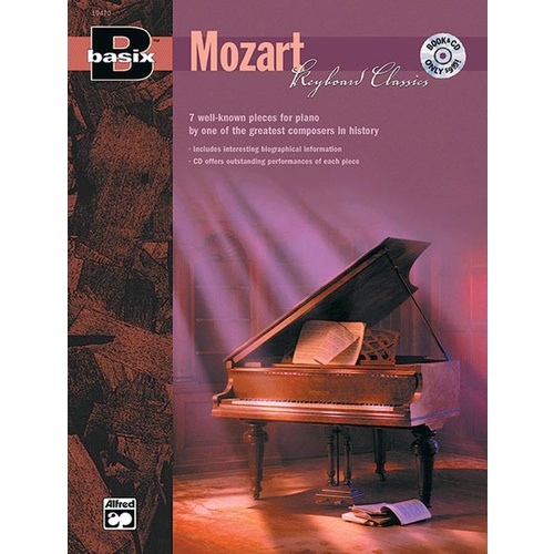 Basix Mozart Keyboard Classics Book/CD