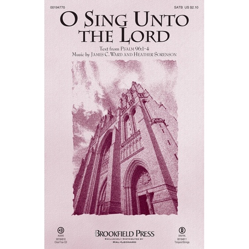 O Sing Unto The Lord ChoirTrax CD (CD Only)
