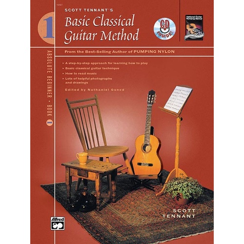 Basic Classical Guitar Method Book 1 Book/CD