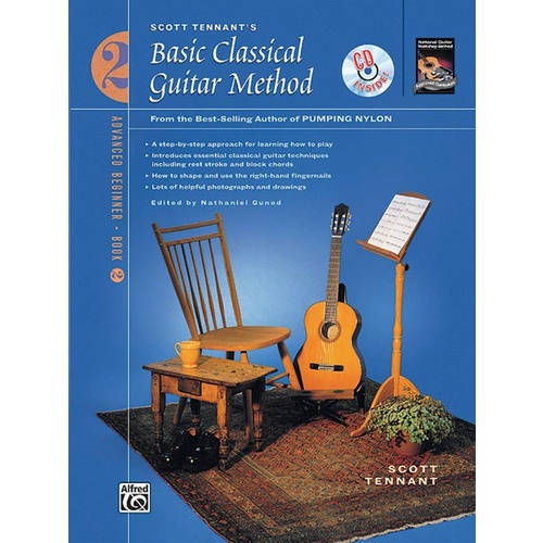 Basic Classical Guitar Method Book 2 Book/CD