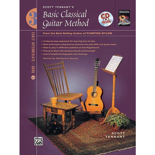 Basic Classical Guitar Method Book 3 Book/CD