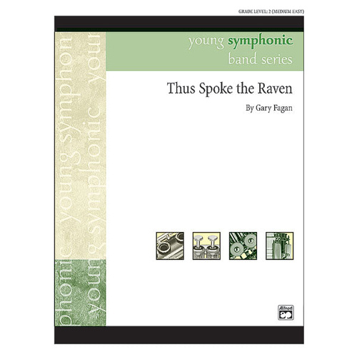Thus Spoke the Raven Concert Band Sheet Music CB Gr 2 Fagan Gary