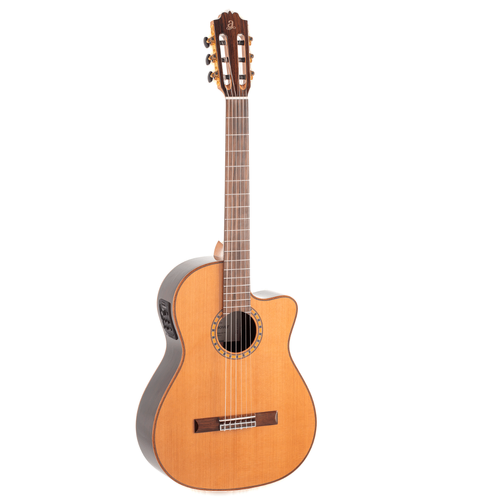 Admira Crossover Classical Guitar - 48mm Fingerboard, Solid Cedar Top, Fishman Presys Blend Preamp, Rosewood Sides and Back, Gloss Finish