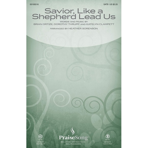 Savior Like A Shepherd Lead Us ChoirTrax CD (CD Only)