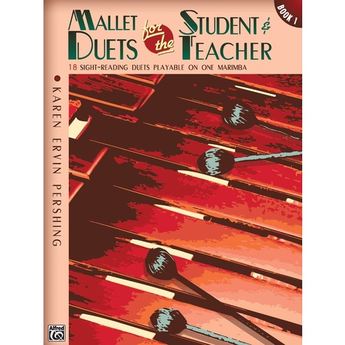 Beginning Mallet Duets For Student Teacher Book
