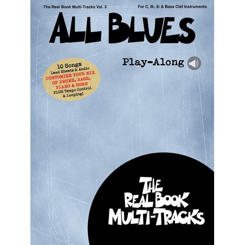 All Blues Play-Along V3 BK/OLM - 10 Jazz Songs with Interactive Online Audio Tracks for All Instruments