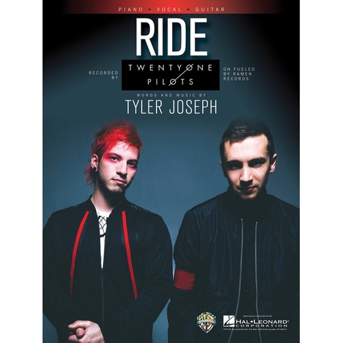Twenty One Pilots - Ride S/S PVG (Sheet Music)