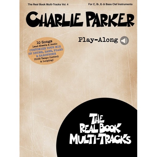 Charlie Parker Play-Along V4 BK/OLM