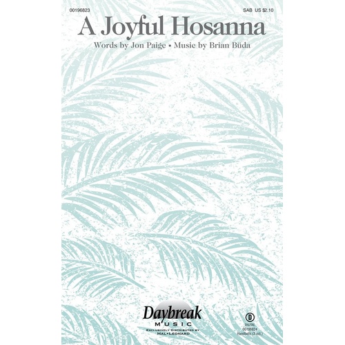 A Joyful Hosanna SAB (Octavo)