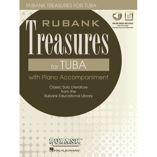 Rubank Treasures For Tuba Book/Online Media (Softcover Book/Online Media)