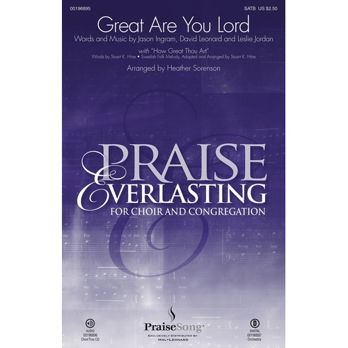 Great Are You Lord SATB (Octavo)