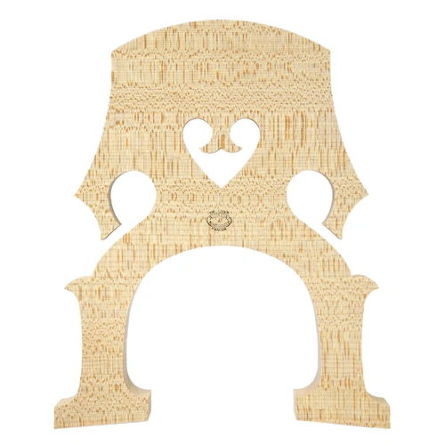 Aubert Mirecourt Deluxe Double Bass Bridge 3/4 #22L, Treated Maple, 147mm Leg Width, French