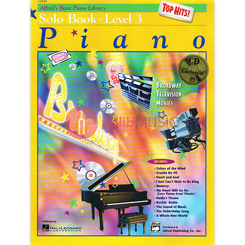 ABPL Top Hits Solo Book 3 with CD