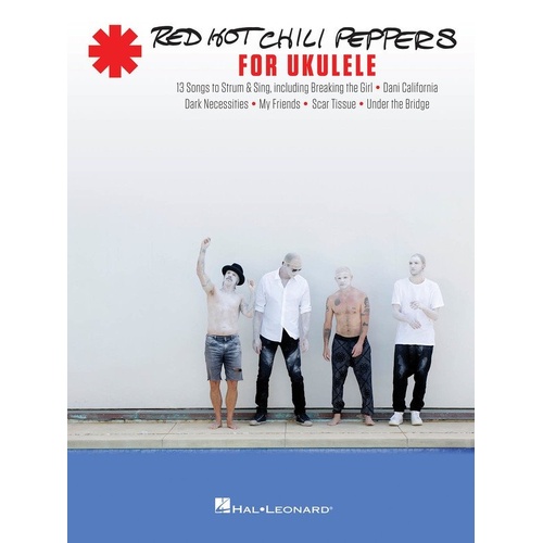 Red Hot Chili Peppers Ukulele Songbook by Hal Leonard, 48 Pages, 13 Songs Including Californication and Under the Bridge
