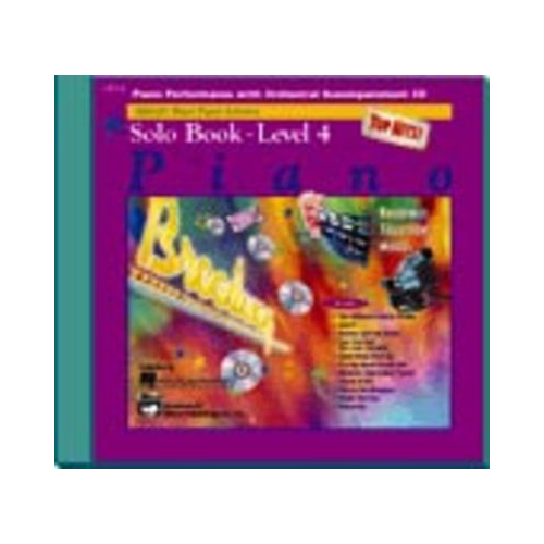 Alfred's Basic Piano Course: Top Hits! Solo Book 4 with CD