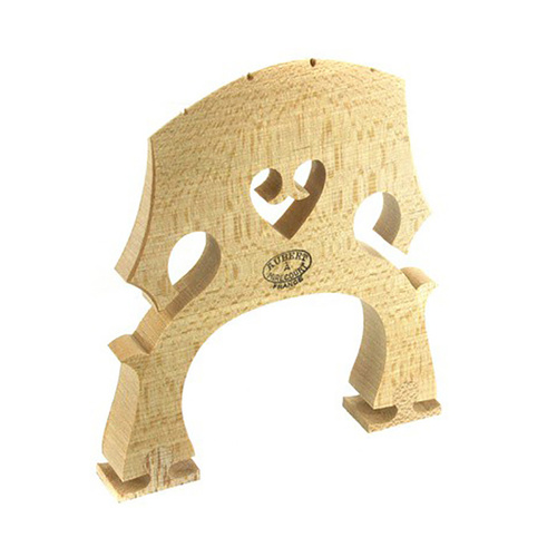 Aubert Swivel Double Bass Bridge 1/4 - 122mm Leg Width