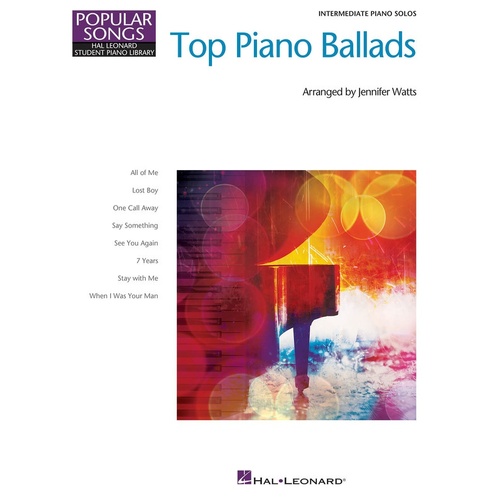 Top Piano Ballads Popular Songs Series (Softcover Book)
