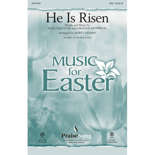 He Is Risen SAB (Octavo)