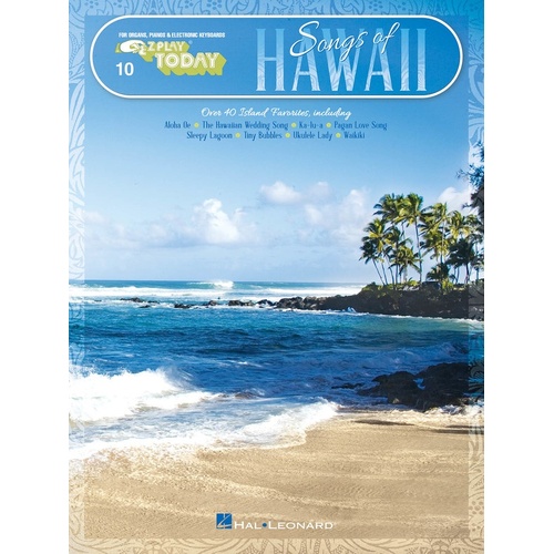 EZ Play 10 Songs Of Hawaii (Softcover Book)