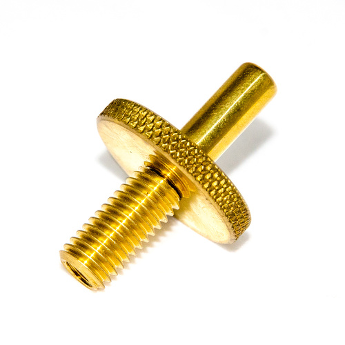 Brass Height Adjusting Wheels for Double Bass Bridges - Pair