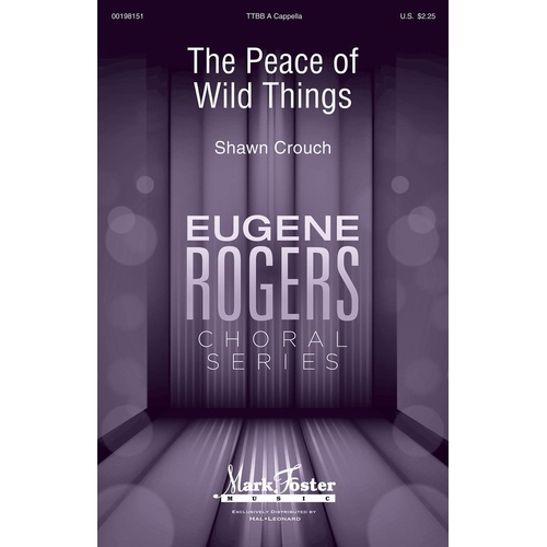 Peace Of Wild Things TTBB A Cappella (Octavo)