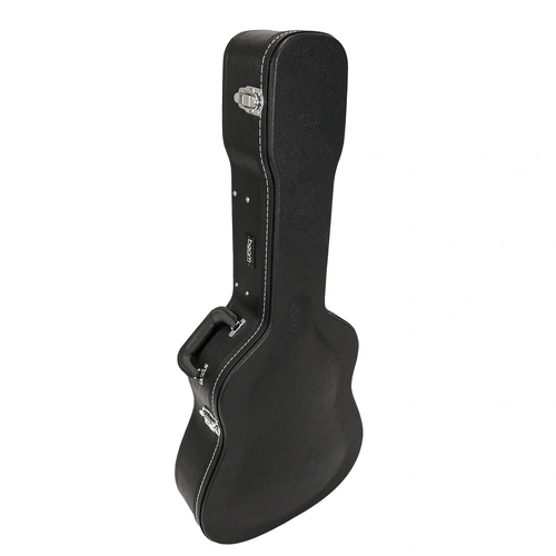 Beam Arched-Top Wooden Classical Guitar Case with Plush Interior and Padded Handle