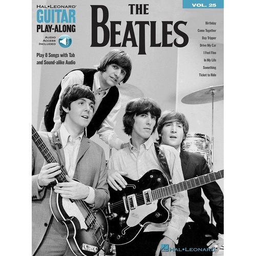 Beatles Guitar Play-Along V25 Songbook with Audio Tracks